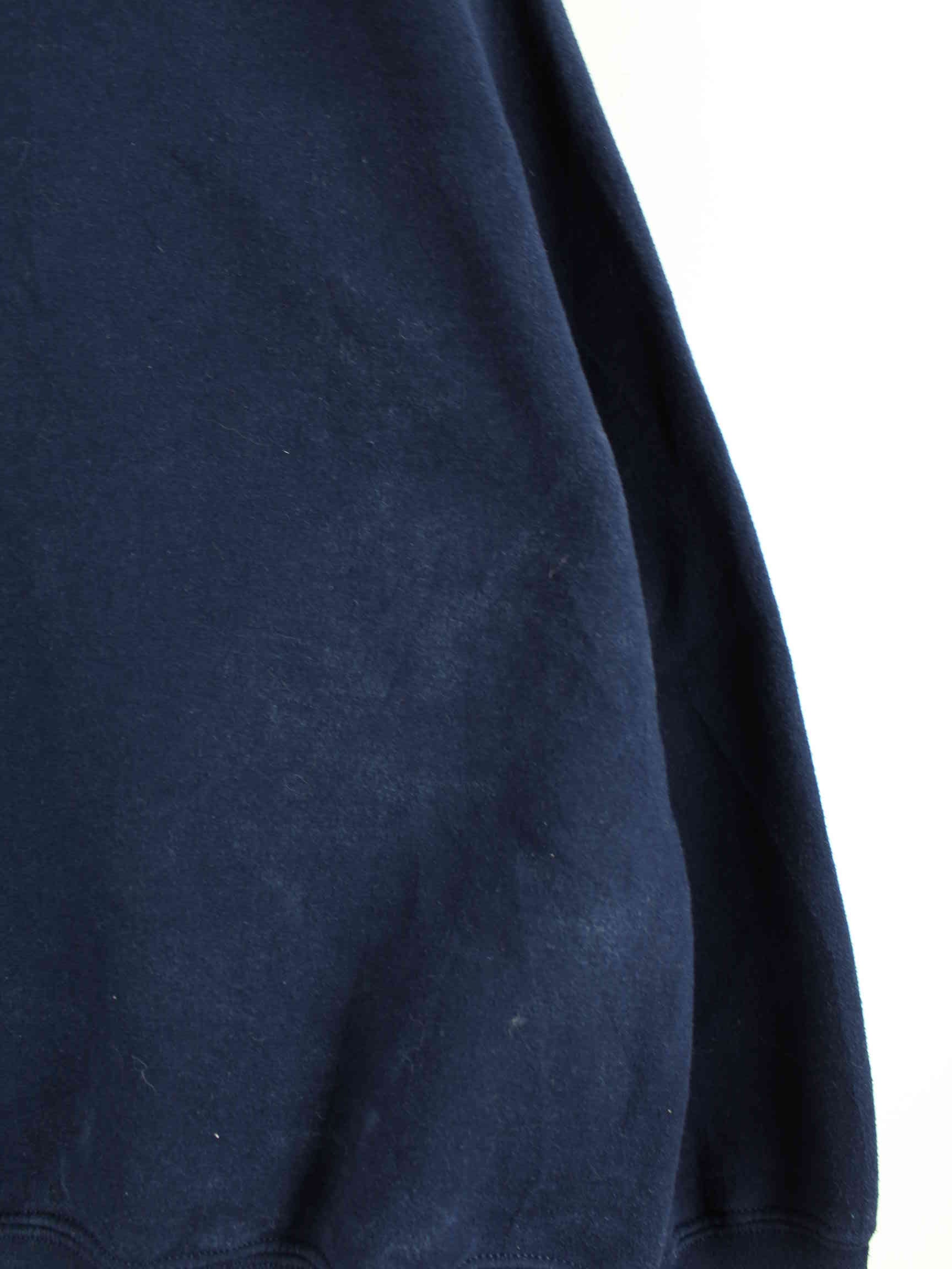 Gildan y2k Panthers Dad Embroidered Leather Hoodie Blau XXL (detail image 4)