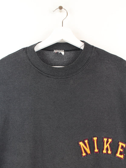 Nike 90s Embroidered Sweater Schwarz XL