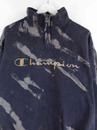 Champion Tie Die Half Zip Sweater Blau L (detail image 1)