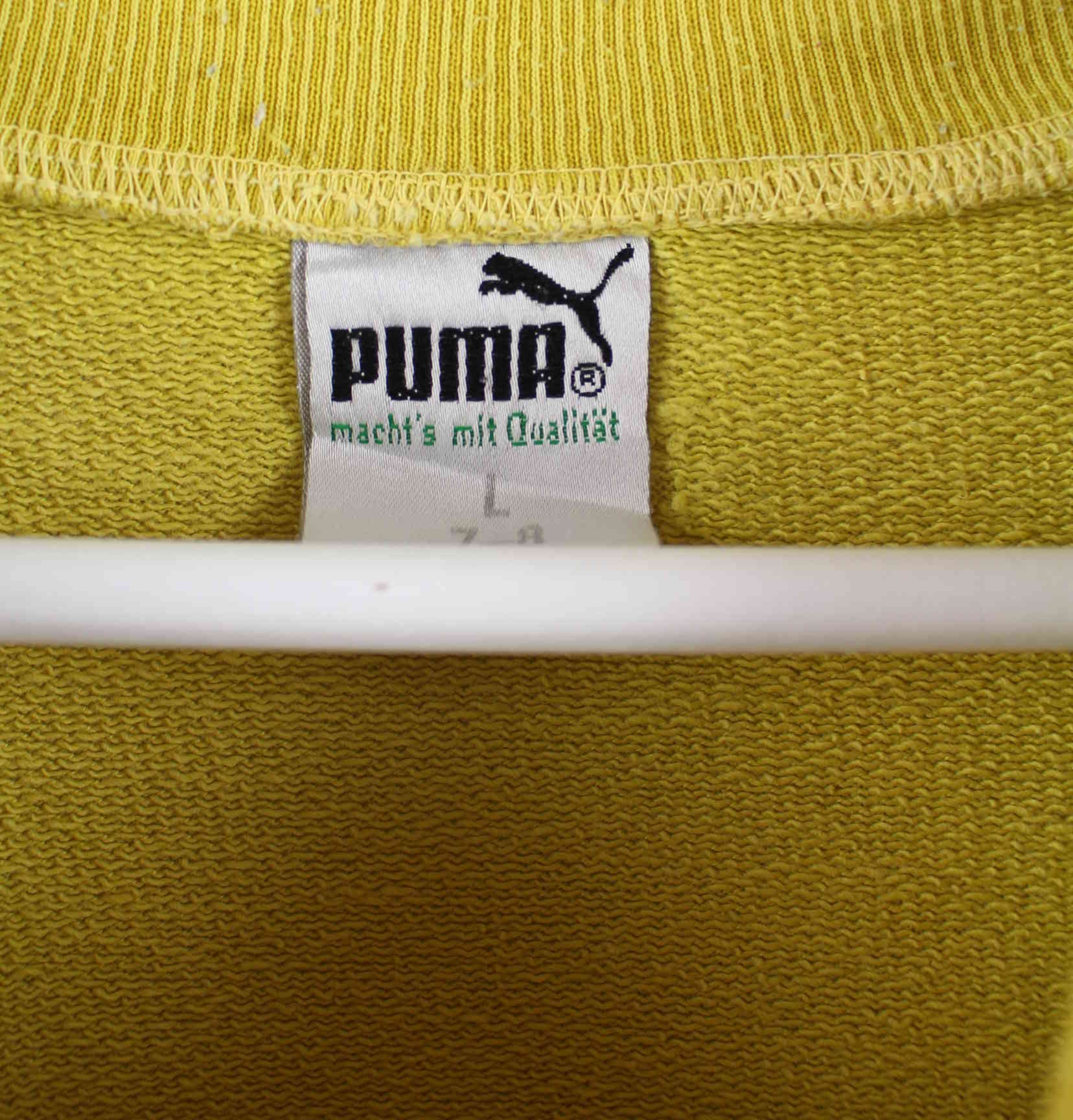 Puma 90s Vintage Print Sweater Gelb L (detail image 2)