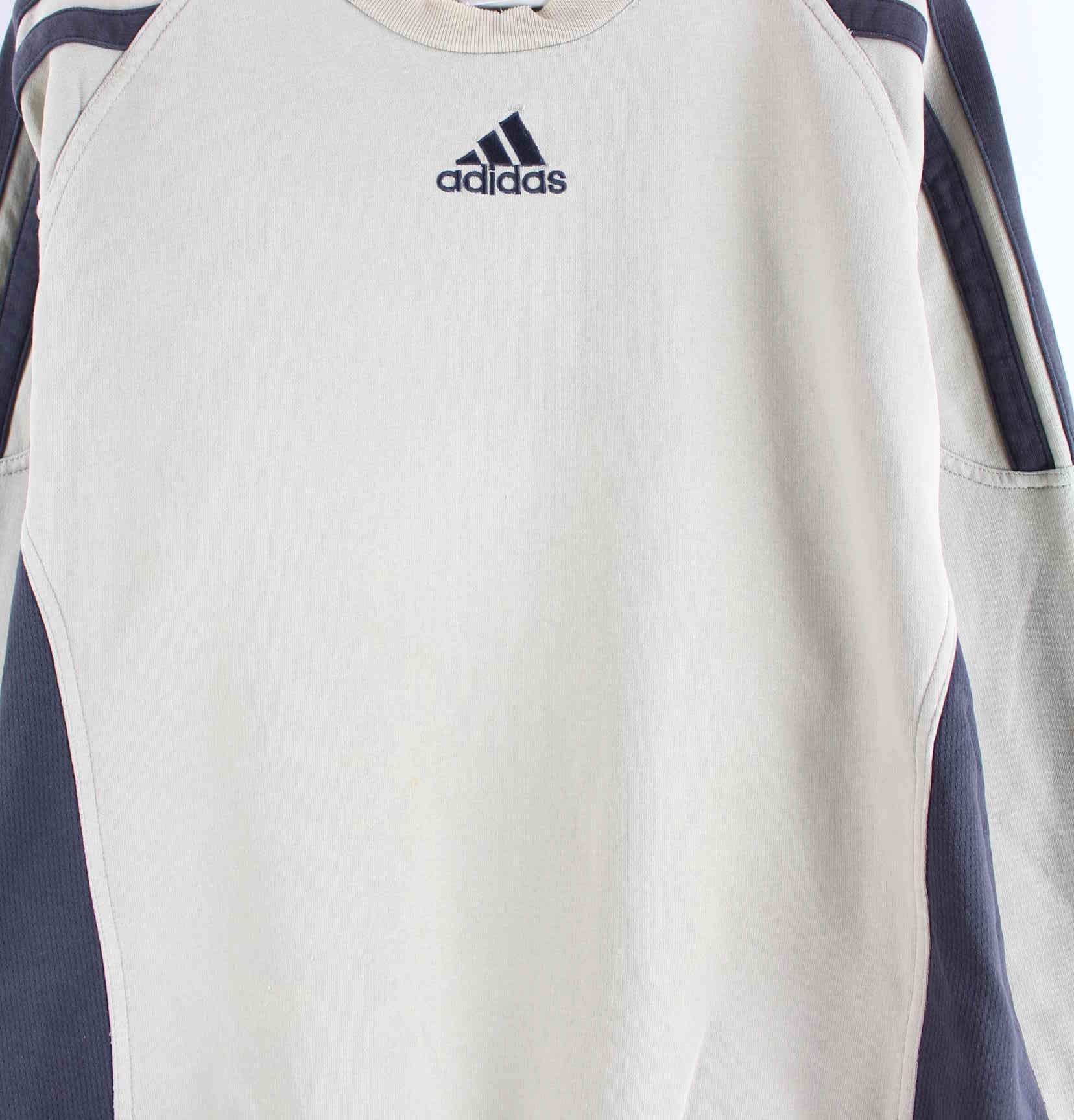 Adidas 90s Vintage Performance Sweater Grau XL (detail image 1)