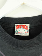 Nutmeg 90s Vintage Charlotte Hornets Print Single Stitch T-Shirt Schwarz XXS (detail image 2)