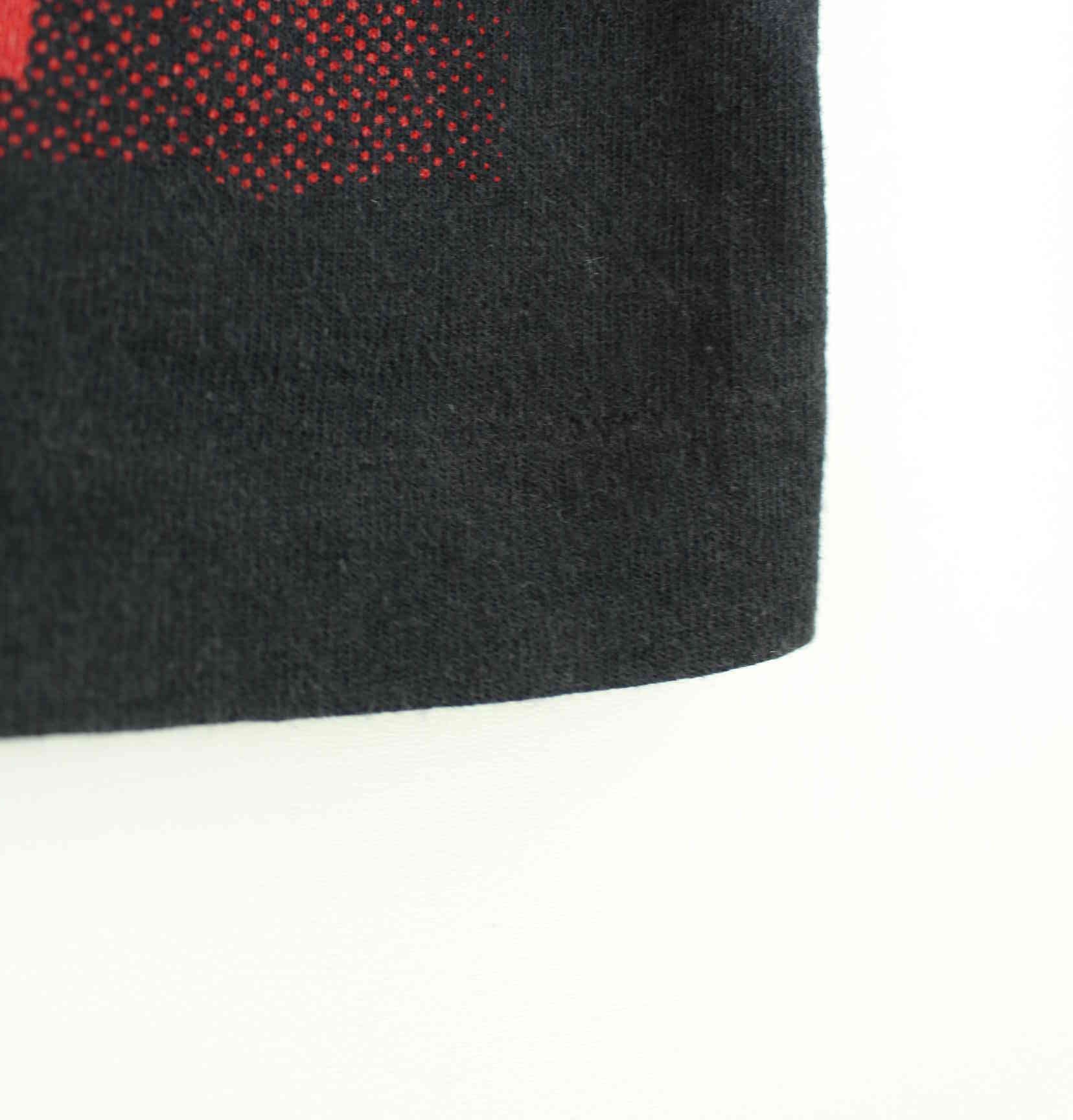 Nutmeg 90s Vintage Brugge KV Print Single Stitch T-Shirt Schwarz M (detail image 3)