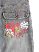 Ecko y2k Embroidered Jeans Grau W28 L30 (detail image 3)