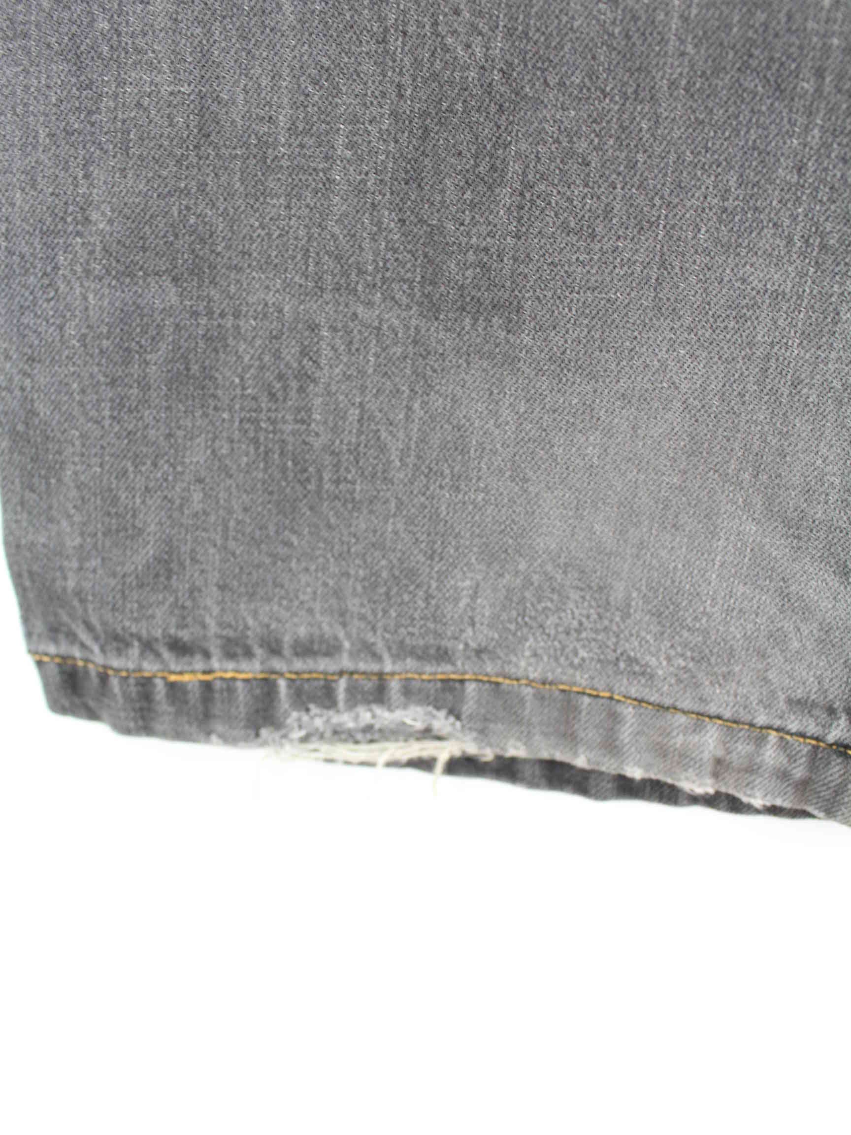 Ecko y2k Embroidered Jeans Grau W28 L30 (detail image 4)