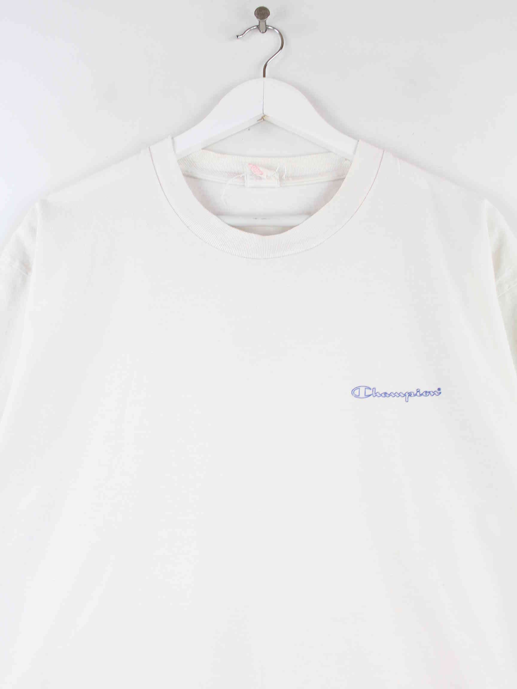 Champion 90s Vintage Single Stitch T-Shirt Weiß XL (detail image 1)