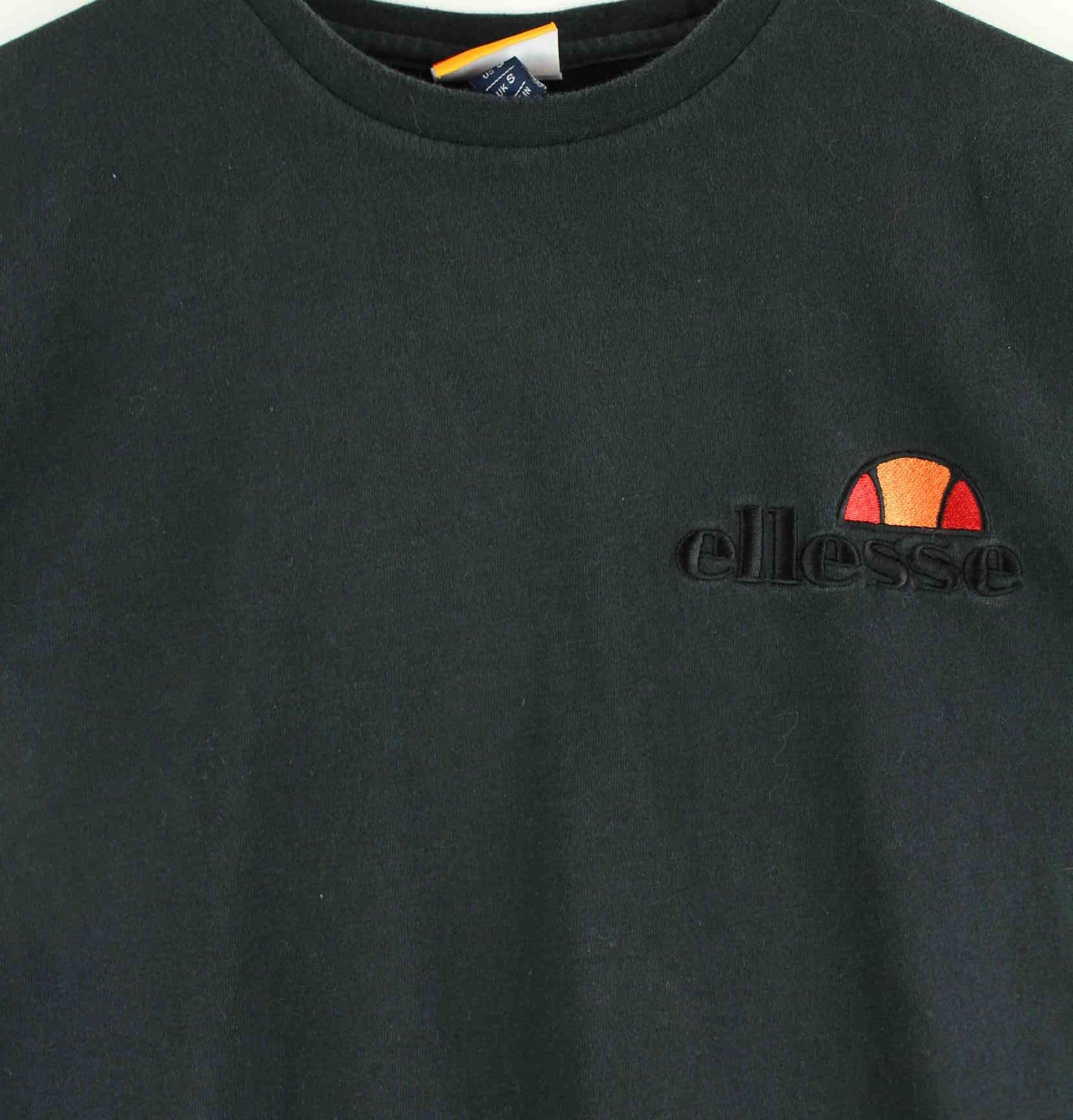 Ellesse y2k Embroidered T-Shirt Schwarz S (detail image 1)