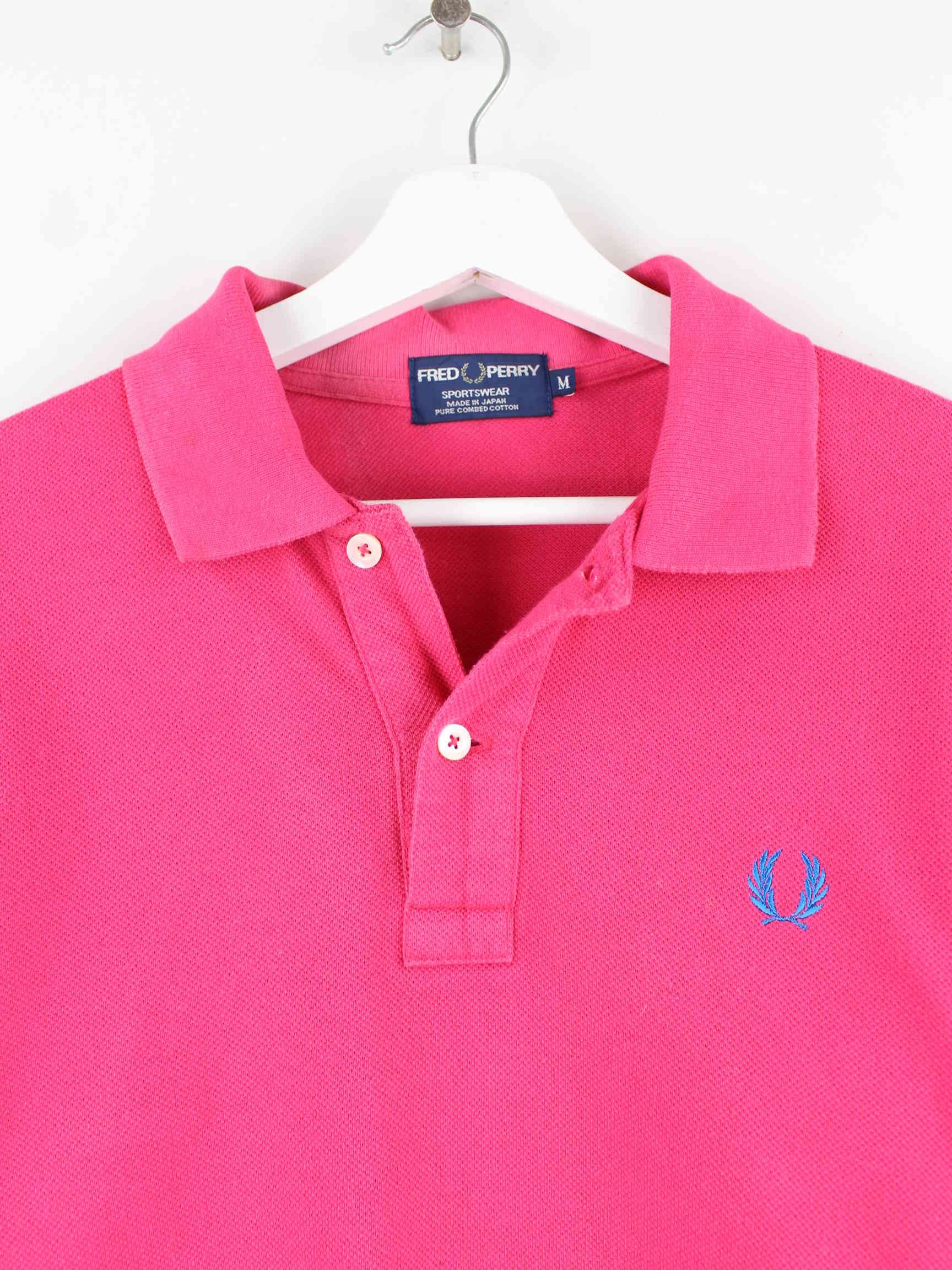 Fred Perry Damen 90s Vintage Polo Pink M (detail image 1)