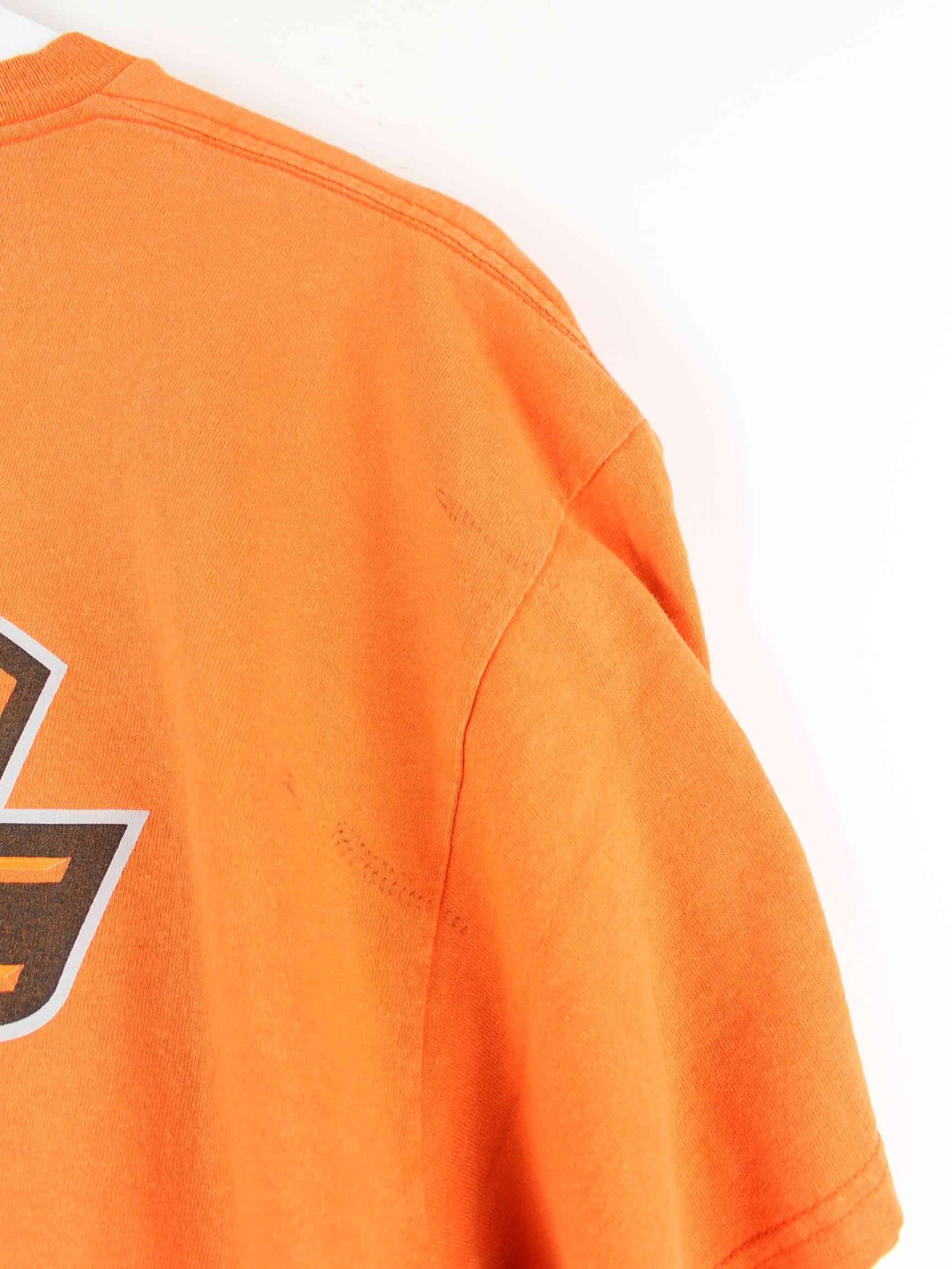 Adidas 00s Oklahoma Print T-Shirt Orange L (detail image 4)