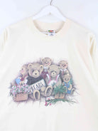 Fruit of the Loom 00s Teddy Bear Print T-Shirt Weiß XXL (detail image 1)