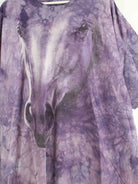 Vintage Tie Dye Horse T-Shirt Lila 3XL (detail image 1)
