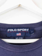 Ralph Lauren 90s Vintage Print Single Stitch T-Shirt Blau L (detail image 2)