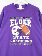 Fruit of the Loom 2002 Cincinnati Elder State Champions Print T-Shirt Lila XXL (detail image 1)