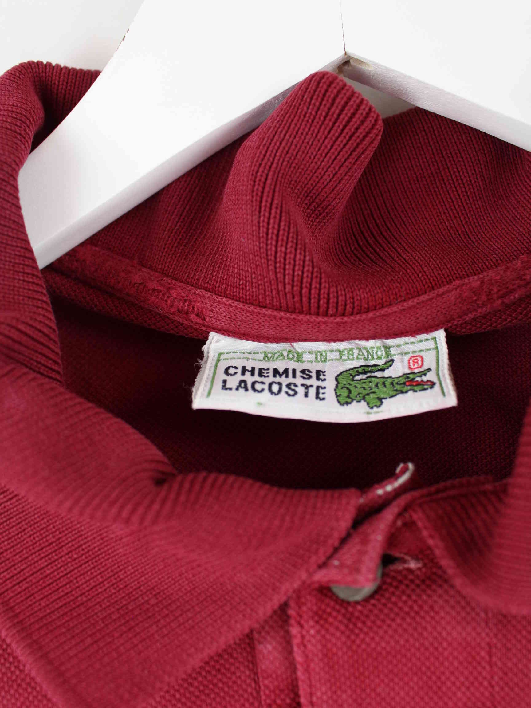 Lacoste 90s Vintage Polo Rot L (detail image 2)