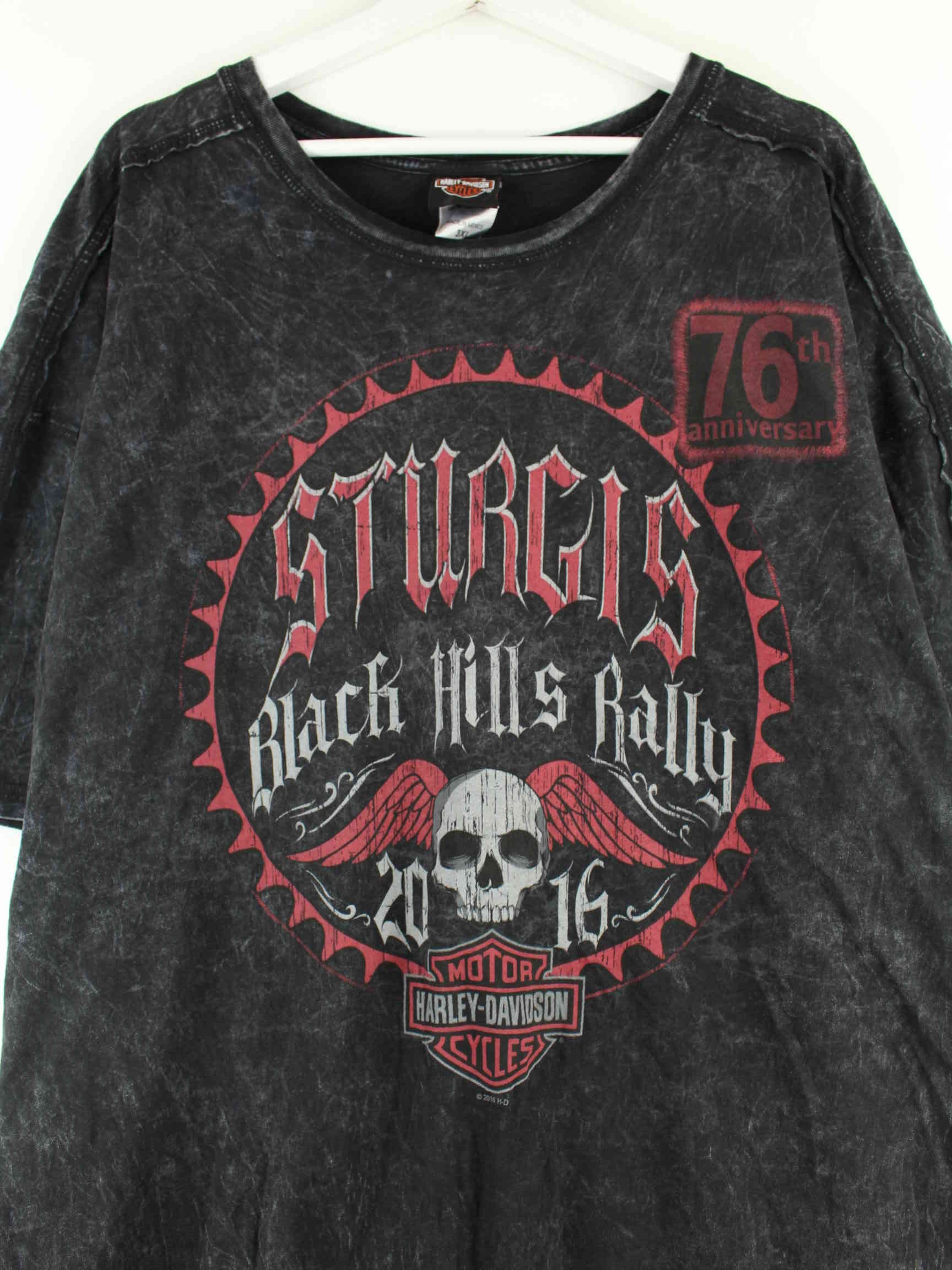 Harley Davidson 2016 Sturgis Print T-Shirt Schwarz 3XL (detail image 1)