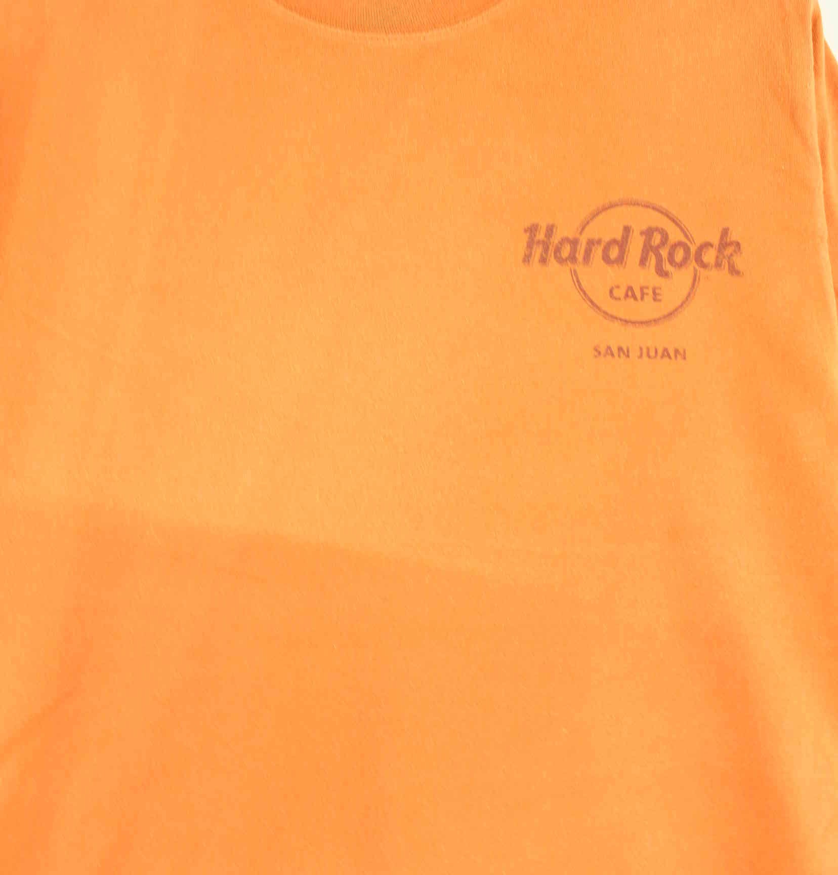 Hard Rock Cafe San Juan Print T-Shirt Orange M (detail image 1)
