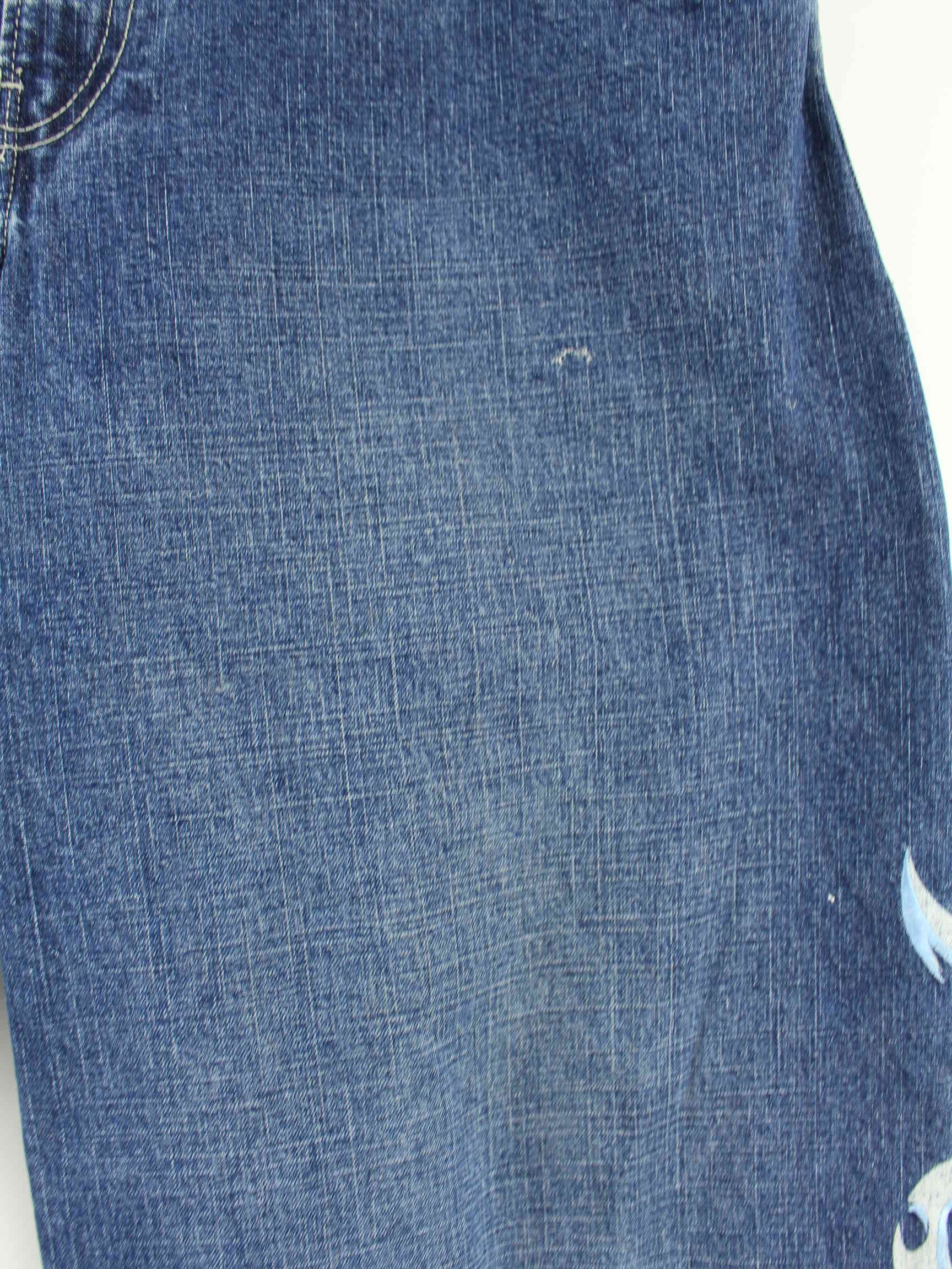 JNCO y2k Carpenter Dragon Embroidered Jeans Blau W34 L32 (detail image 5)