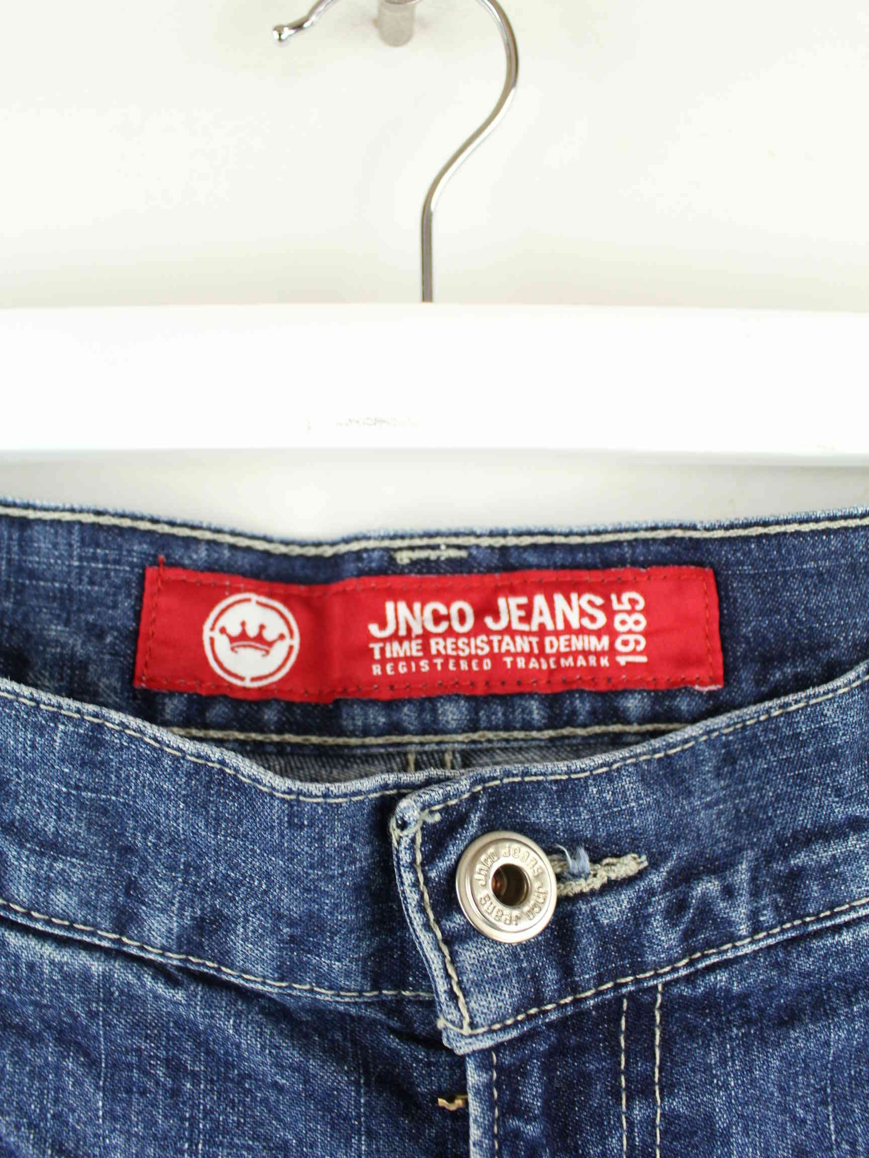 JNCO y2k Carpenter Dragon Embroidered Jeans Blau W34 L32 (detail image 6)