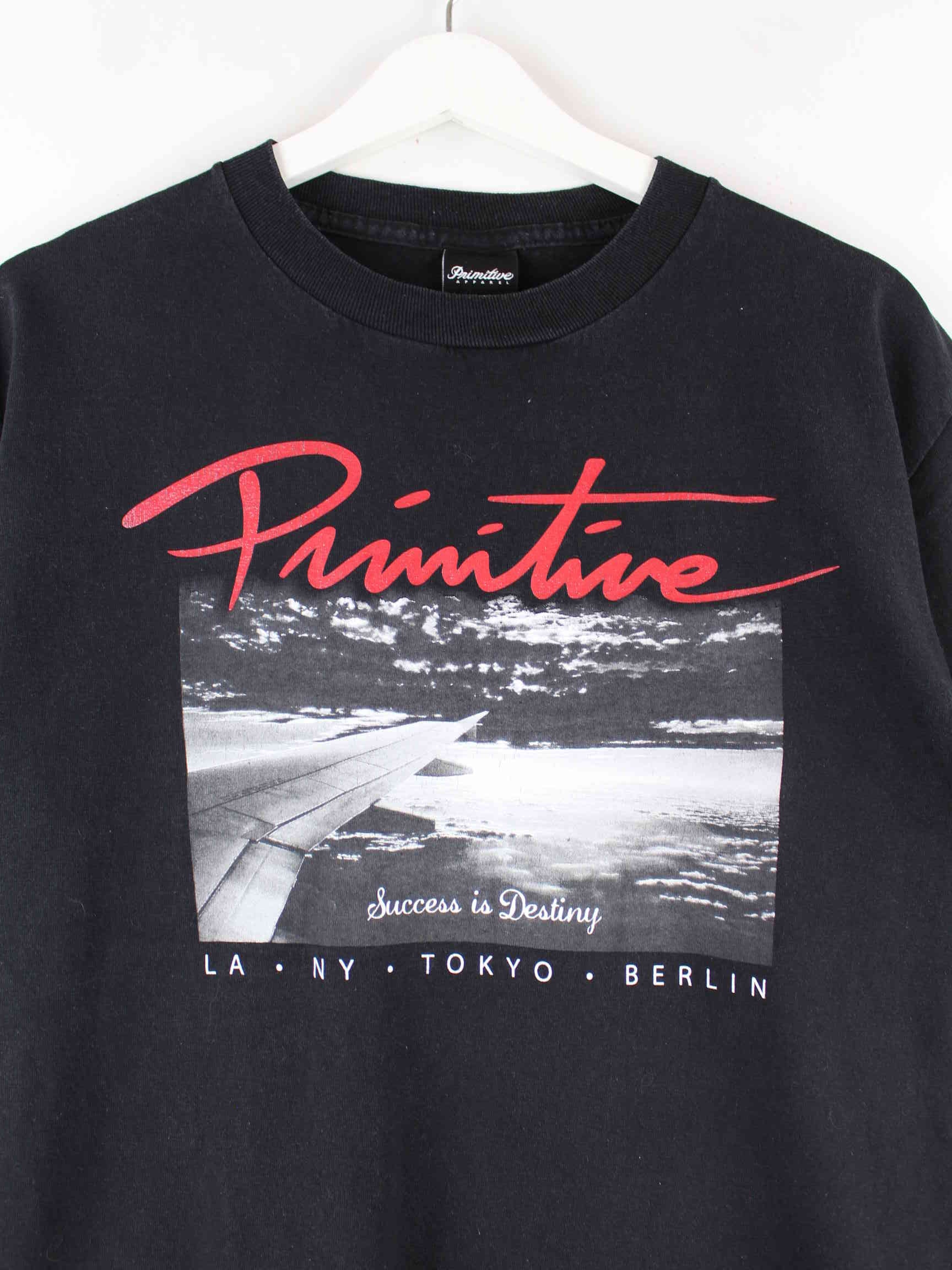 Primitive Print T-Shirt Schwarz M (detail image 1)