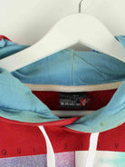 Quiksilver 90s Vintage Embroidered Print Hoodie Rot M (detail image 5)