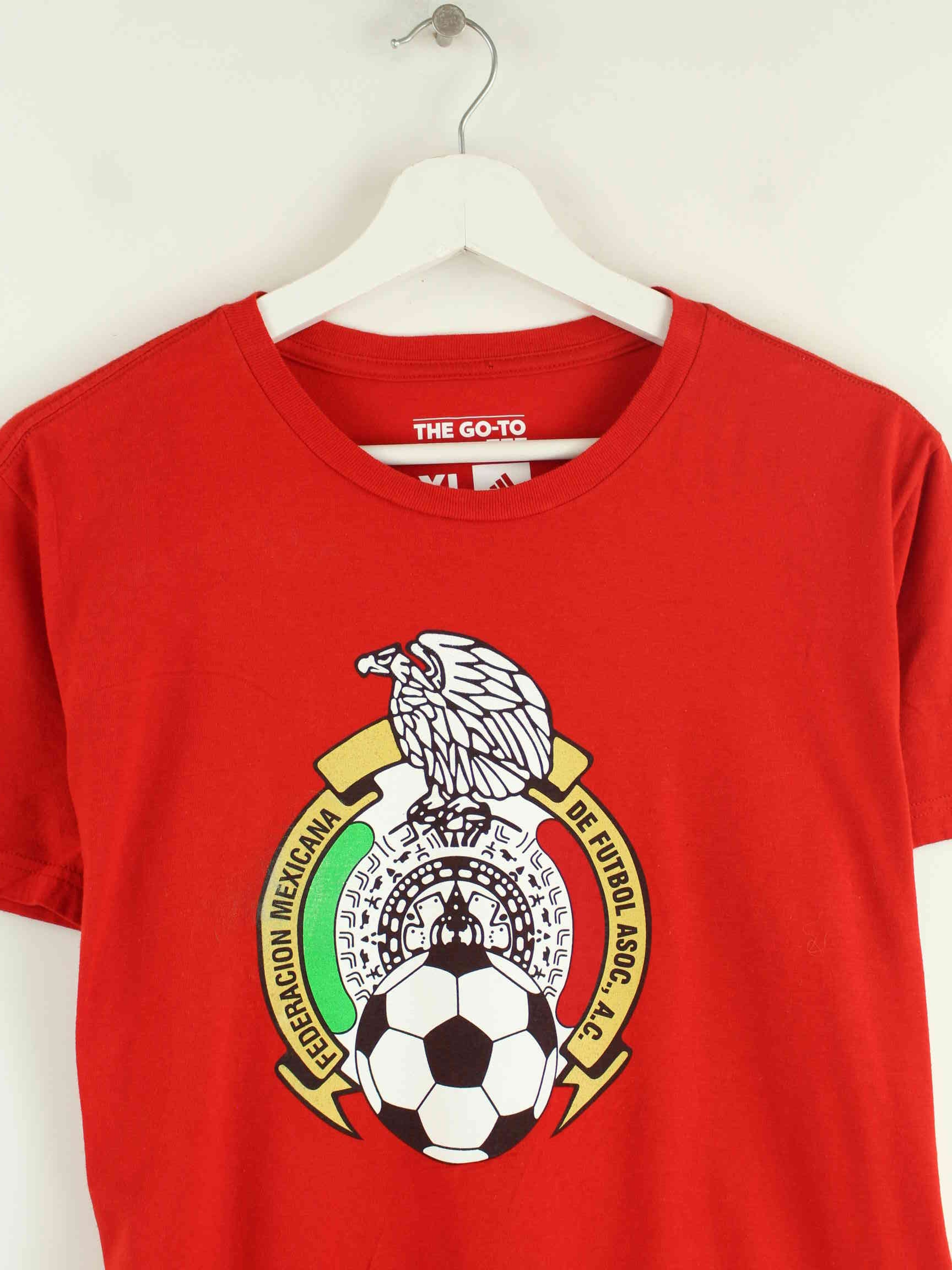 Adidas Mexico Football Print T-Shirt Rot XL (detail image 1)