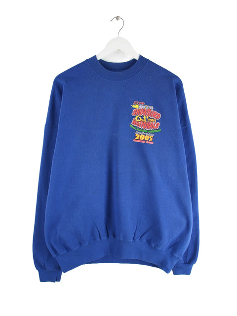 Delta 2005 Bradenton Racing Print Sweater Blau XL