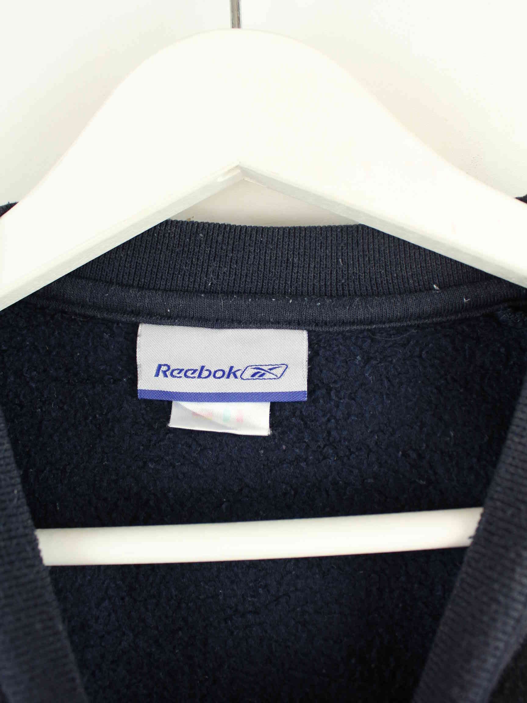 Reebok y2k Embroidered Sweater Blau L (detail image 5)