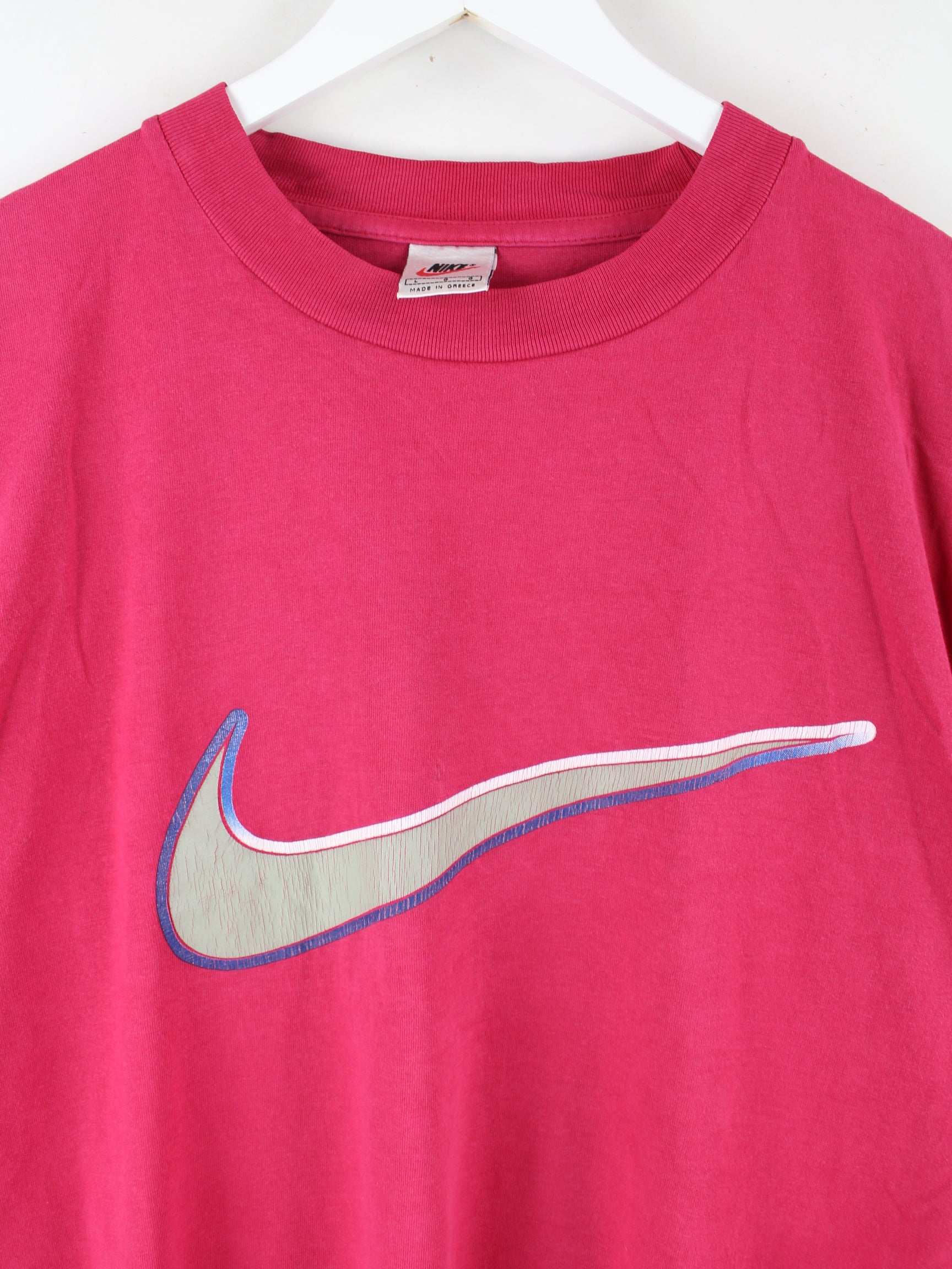 nike big swoosh pink
