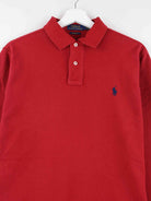 Ralph Lauren Custom Fit Langarm Polo Rot M (detail image 1)