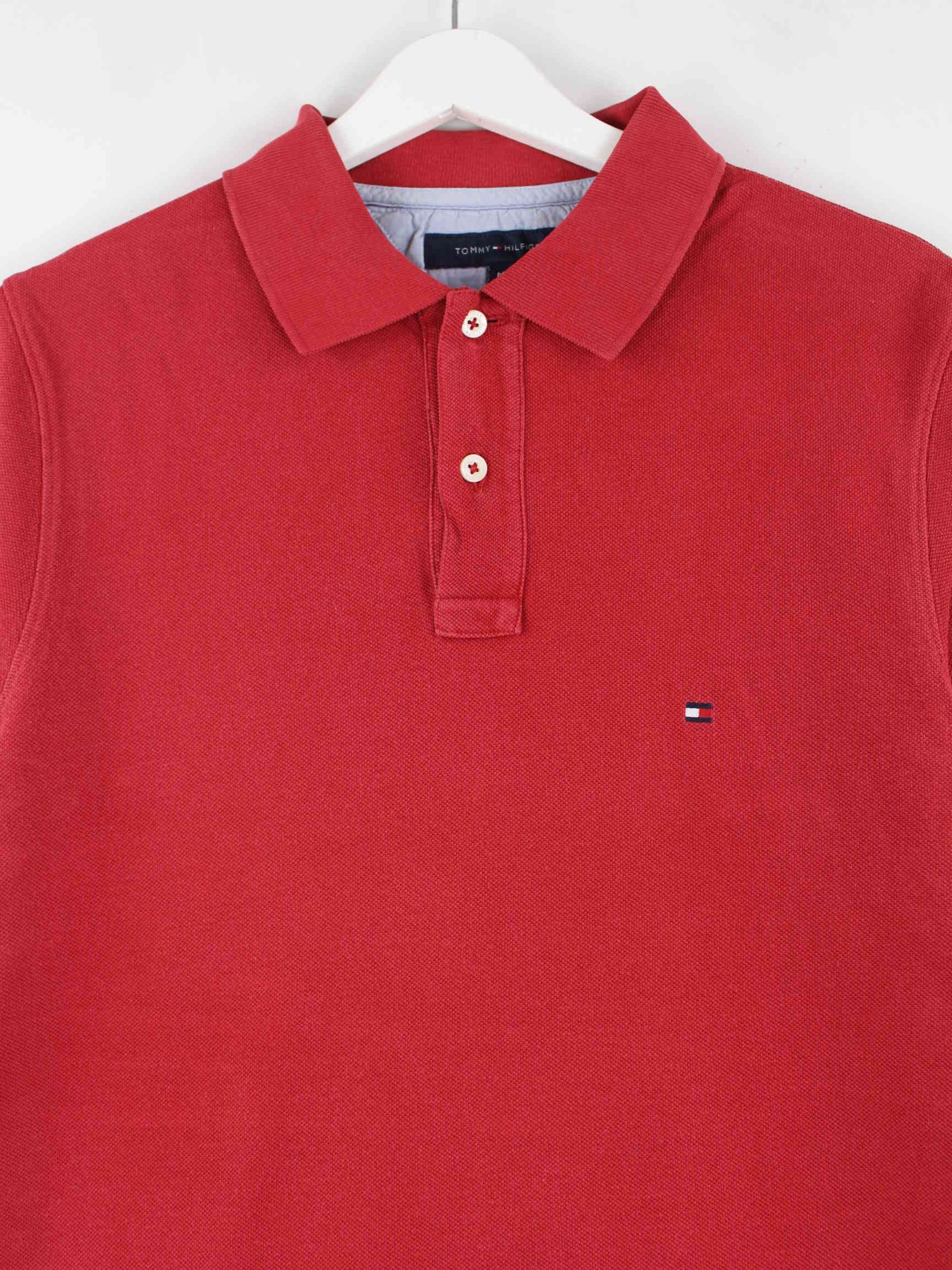 Tommy Hilfiger Slim Fit Basic Polo Rot M (detail image 1)