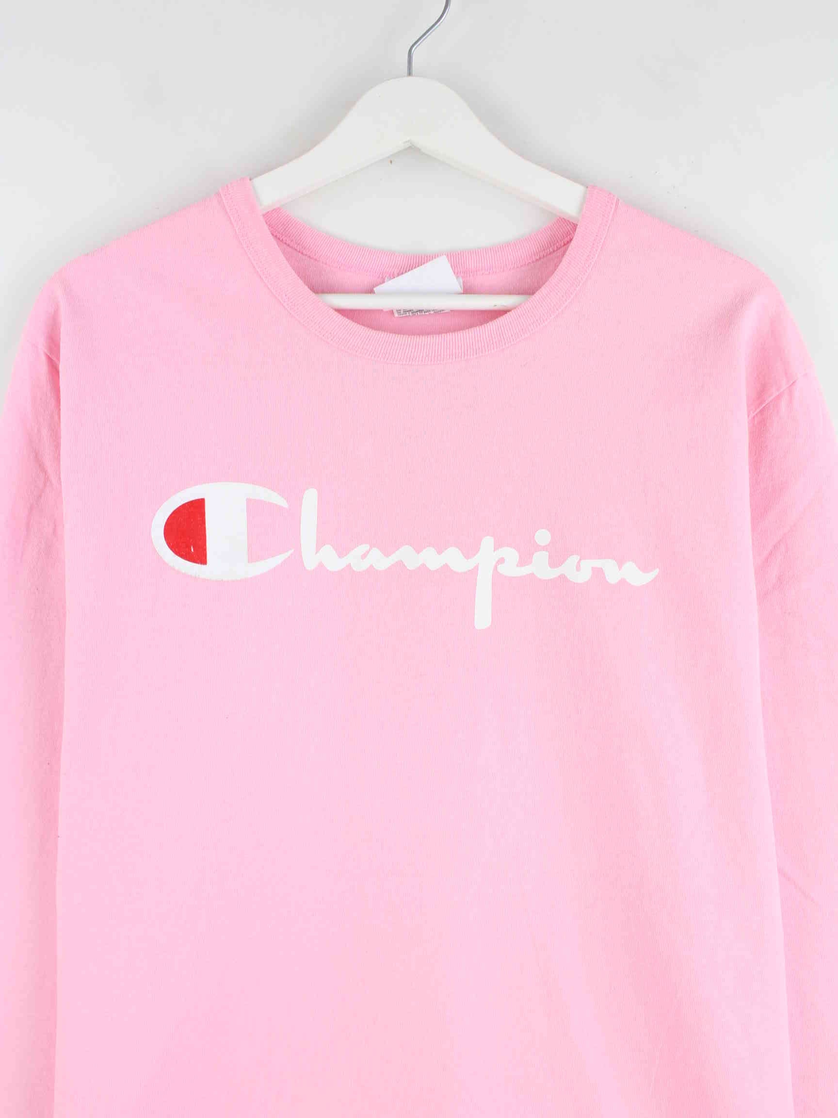 Champion Print Sweatshirt Rosa L (detail image 1)