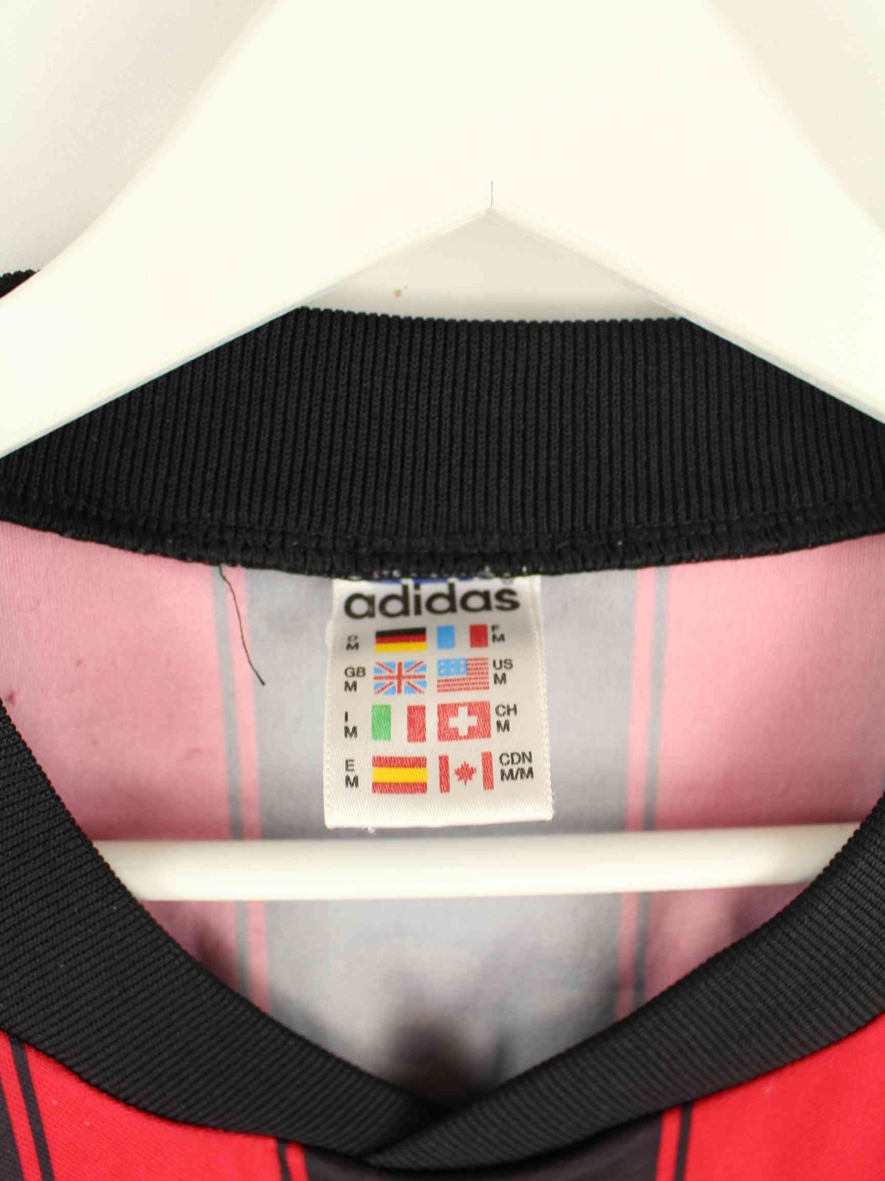 Adidas 90s Vintage Striped Trikot Rot M (detail image 2)