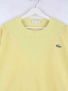 Lacoste Damen 90s Vintage Sweater Gelb M (detail image 1)