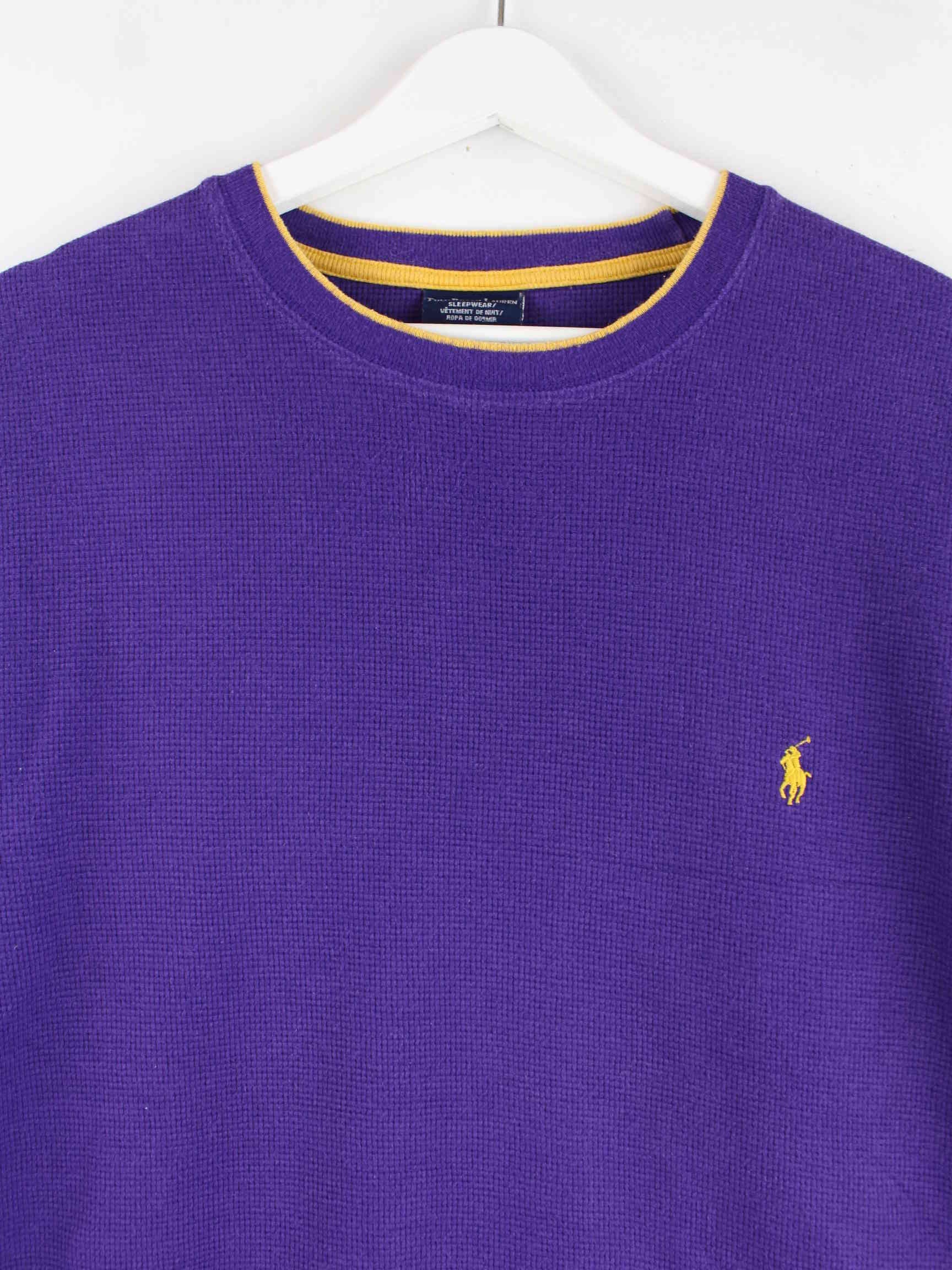 Ralph Lauren Basic Sweatshirt Lila L (detail image 1)