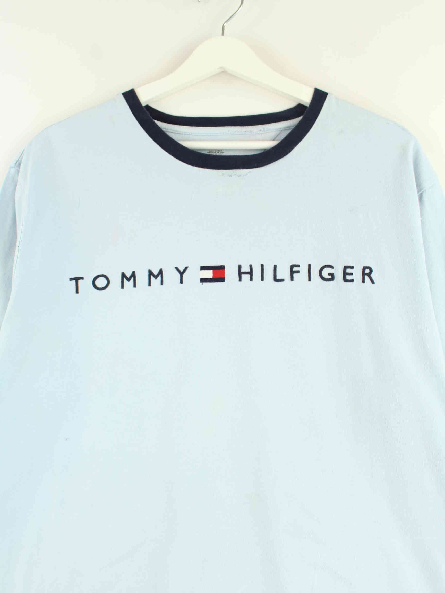 Tommy Hilfiger Embroidered Logo T-Shirt Blau L (detail image 1)