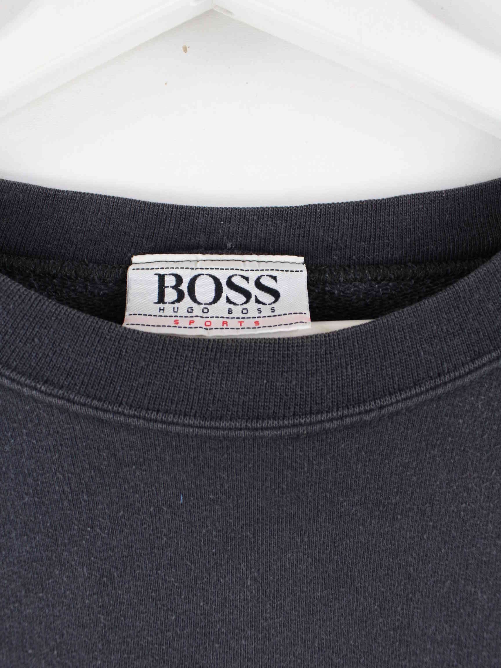 Hugo Boss 90s Vintage Basic Sweater Schwarz L (detail image 2)