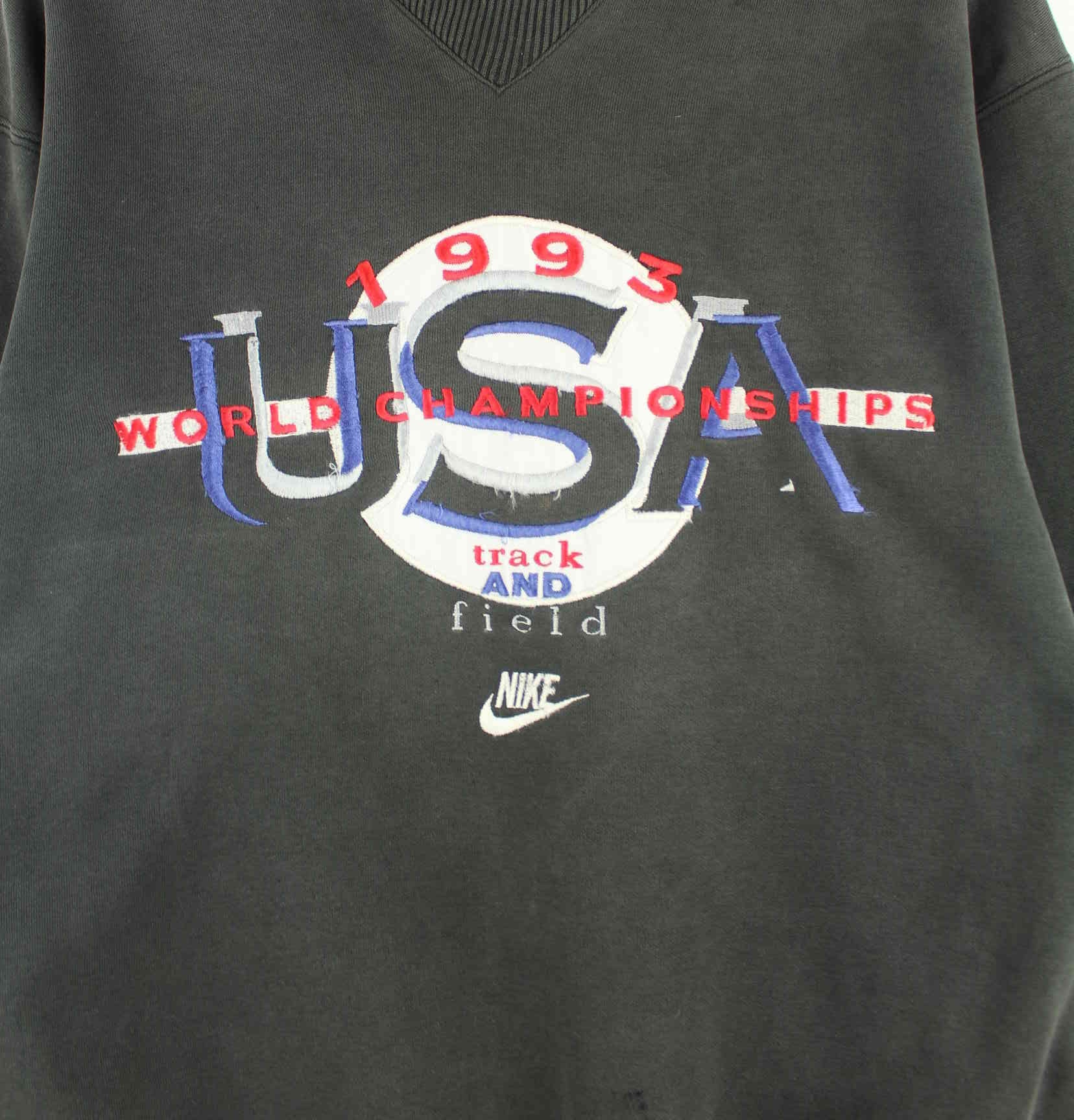 Nike 1993 Vintage Silver Tag Sweater Grau S (detail image 1)