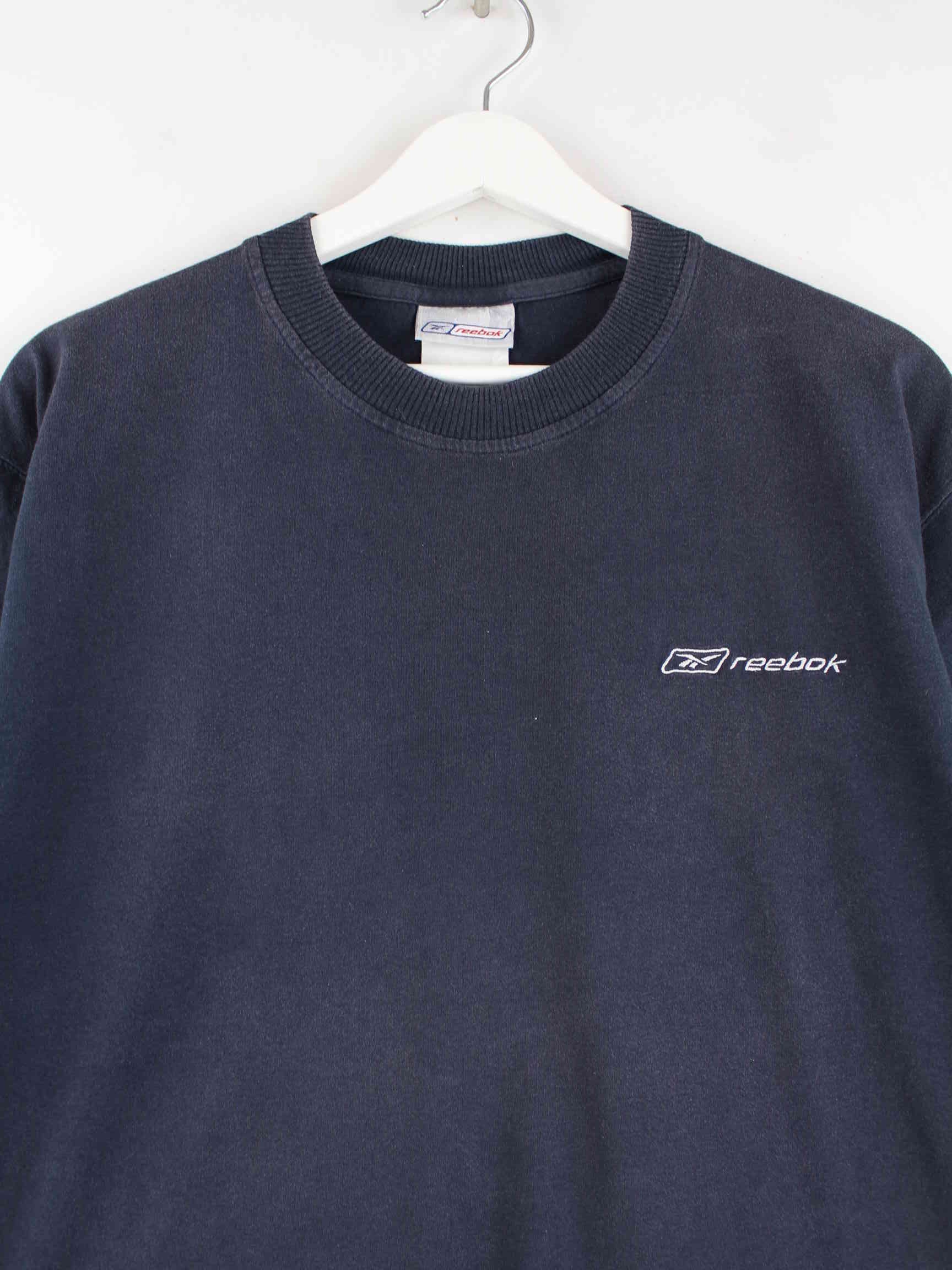 Reebok 00s Embroidered T-Shirt Blau M (detail image 1)