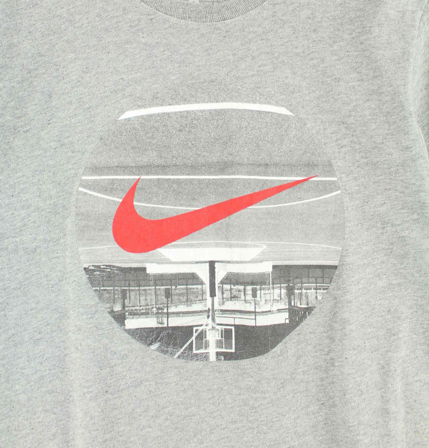 Nike Basketball Print T-Shirt Grau S (detail image 1)