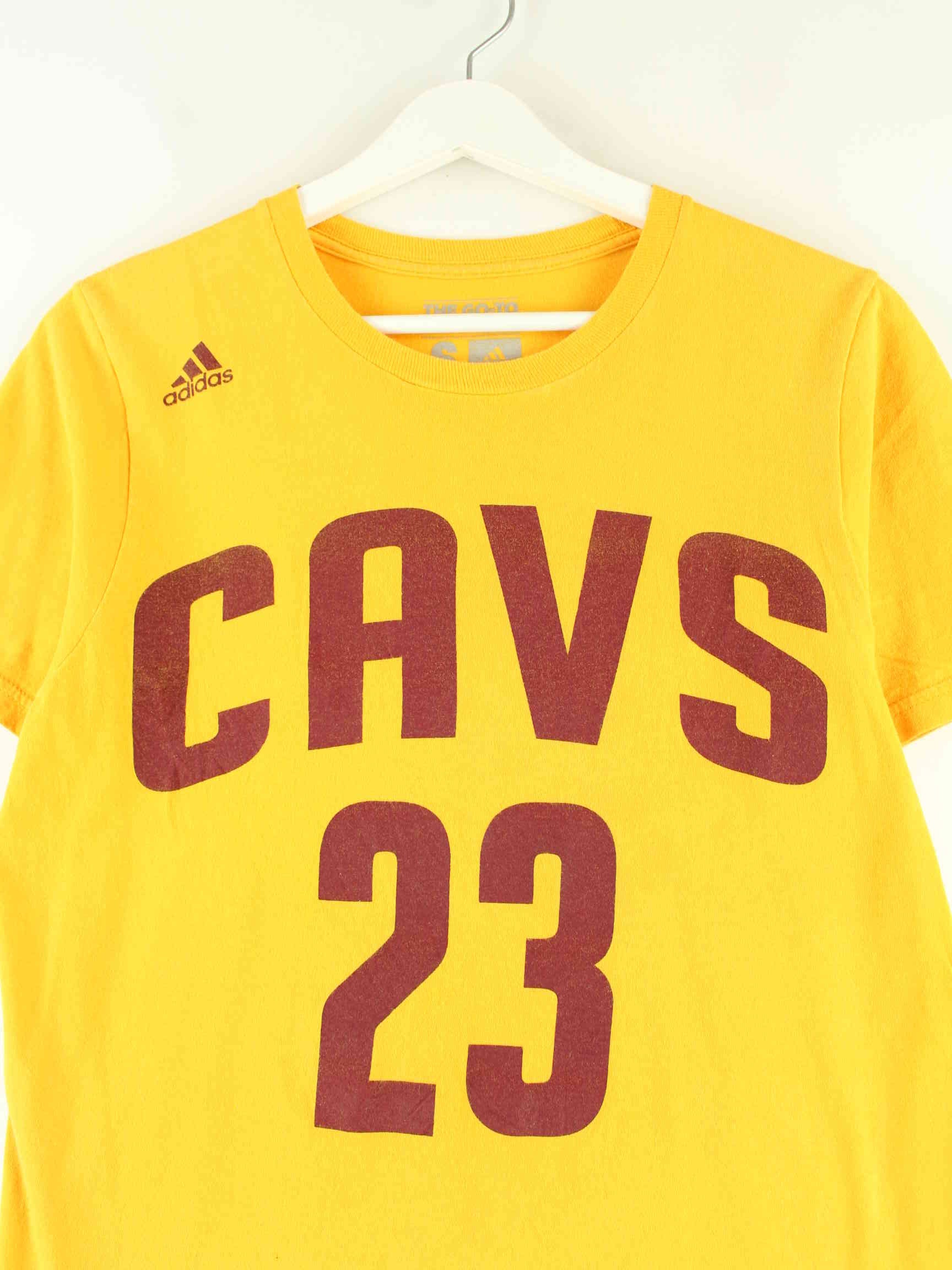 Adidas Cleveland Cavaliers CAVS #23 James T-Shirt Gelb S (detail image 1)