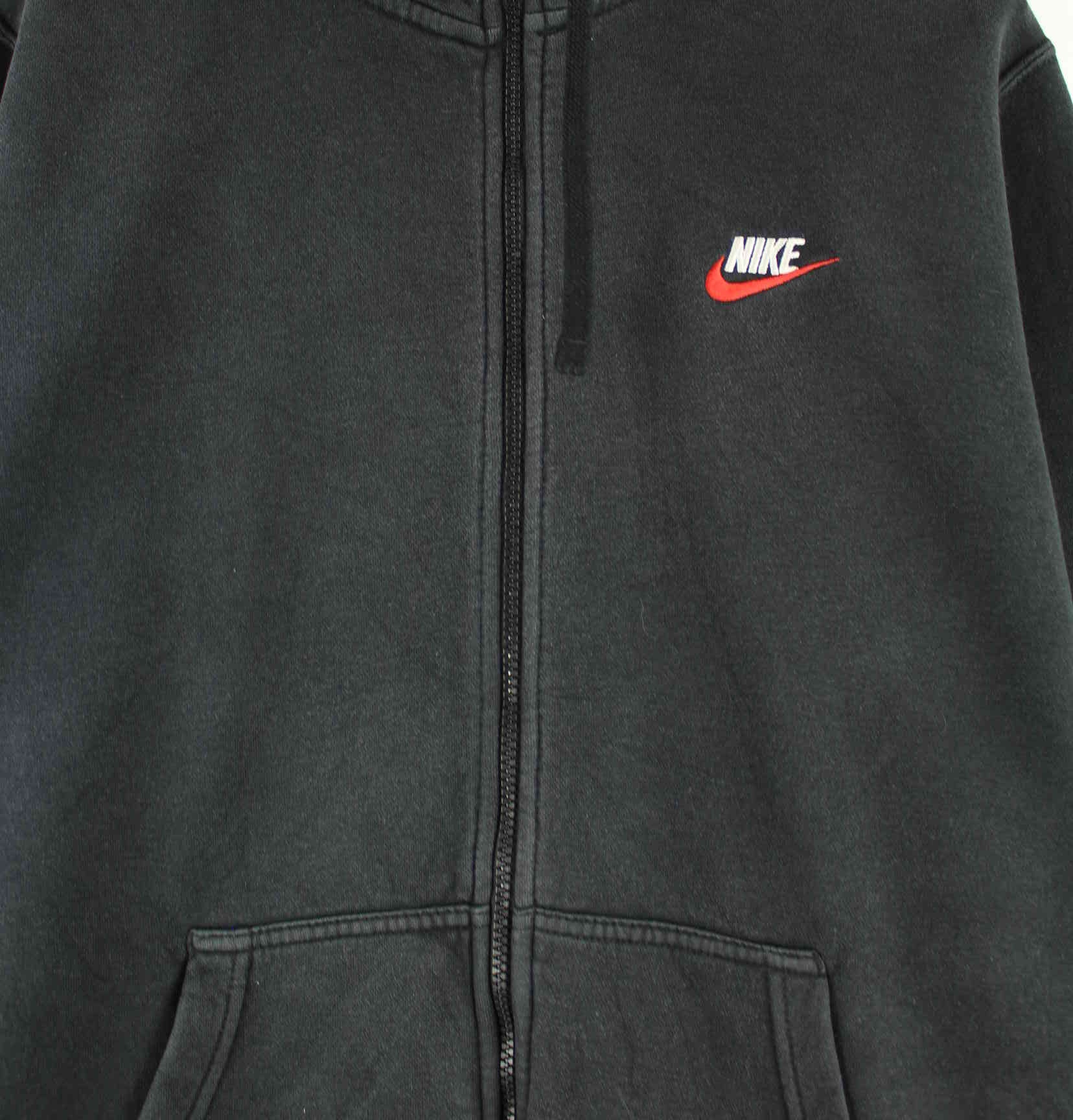 Nike Embroidered Zip Hoodie Schwarz L (detail image 1)
