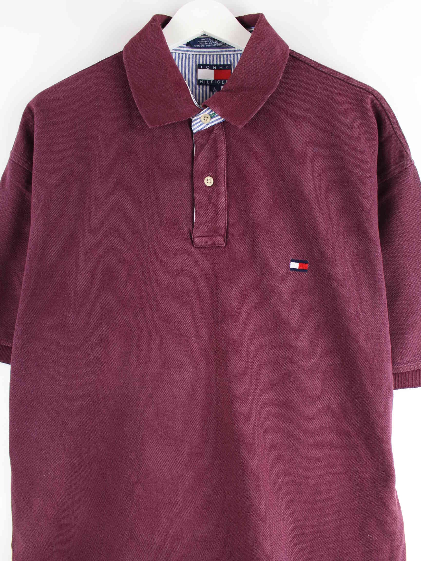 Tommy Hilfiger y2k Polo Rot L (detail image 1)