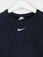 Nike Damen Center Swoosh Crop Top Schwarz XS (detail image 1)