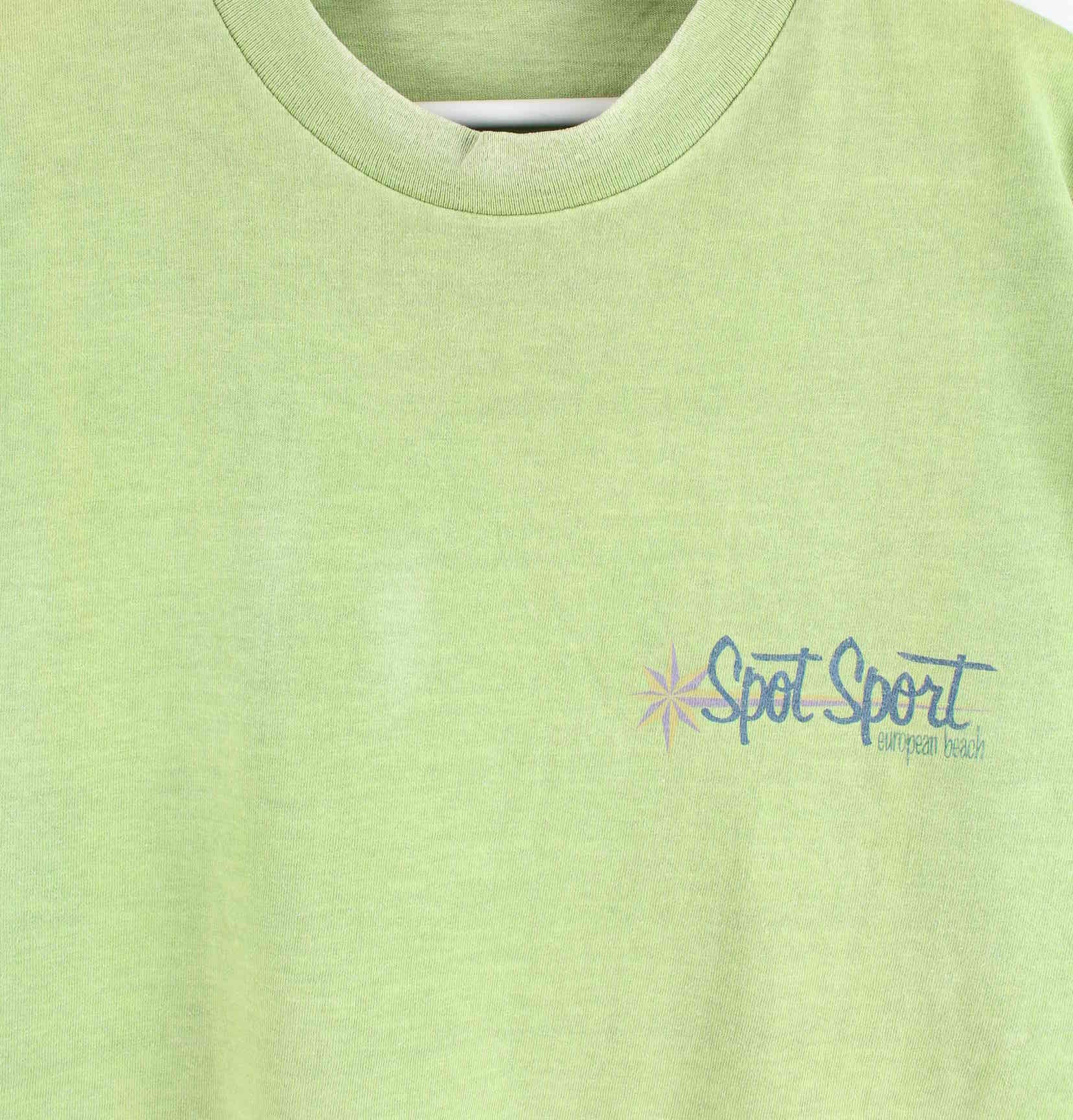 Vintage 1991 Heavy Single Stitch T-Shirt Grün XL (detail image 1)
