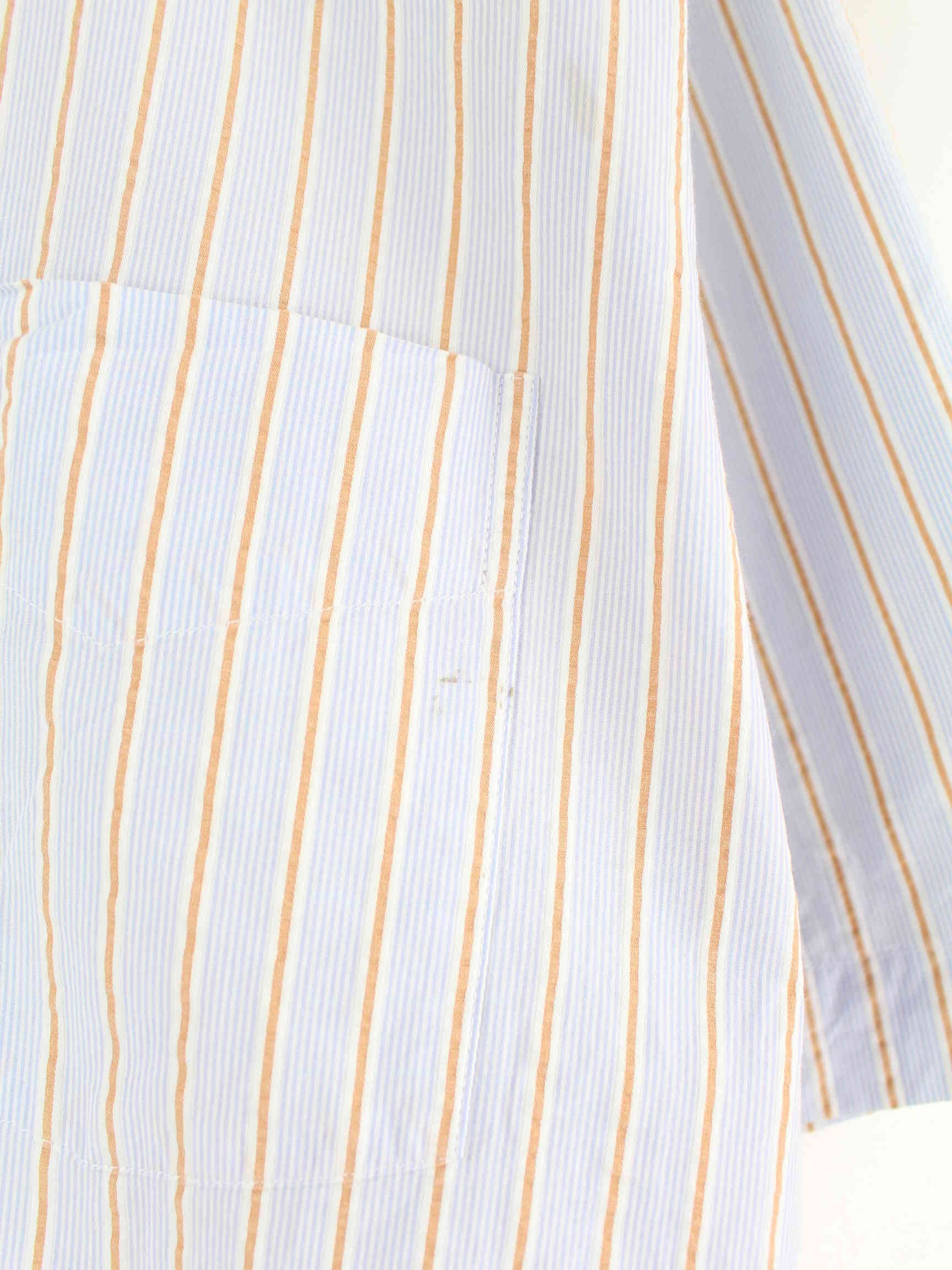 Burberry 00s Striped Hemd Blau M (detail image 2)