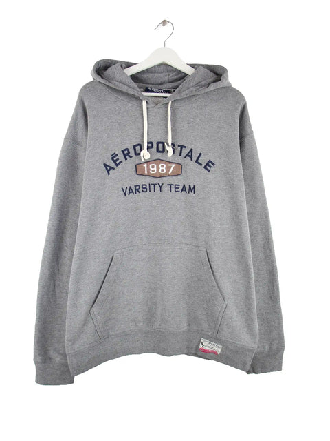 Aeropostale Varsity Team Hoodie Grau L