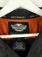 Harley Davidson y2k Embroidered Short Sleeve Hemd Schwarz XXL (detail image 2)