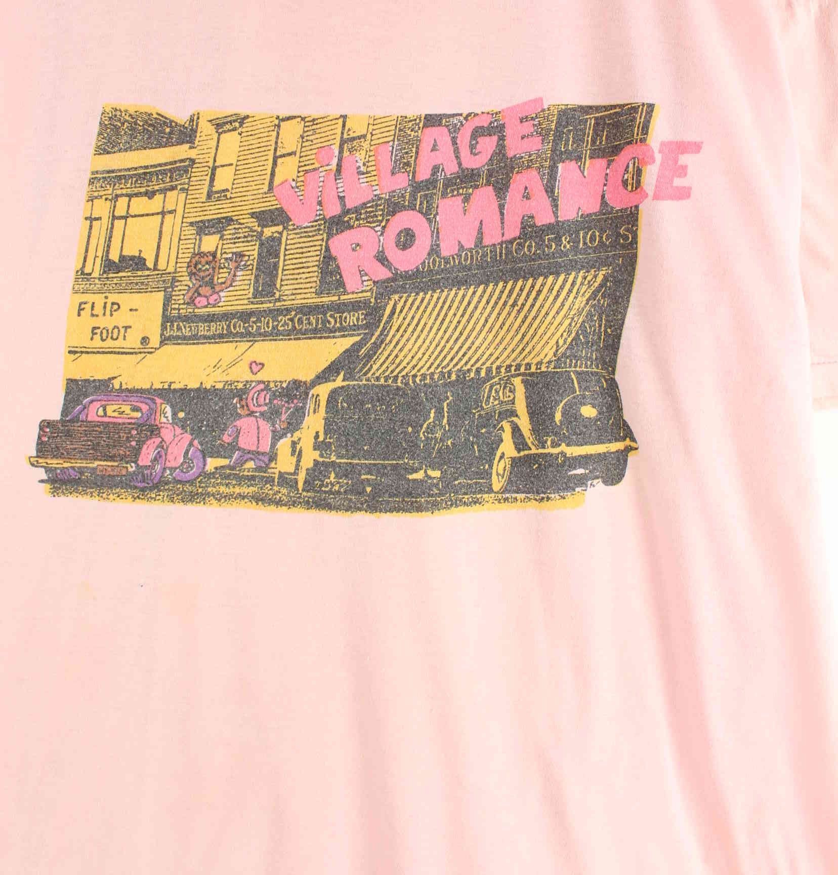 Vintage 80s Print T-Shirt Rosa XL (detail image 1)