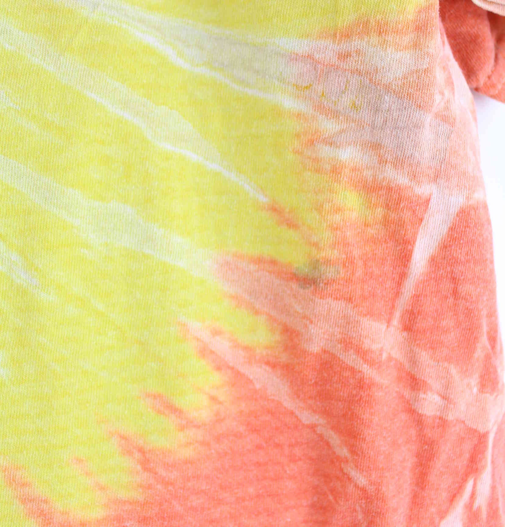 Gildan Heavy Cotton Tie Dye T-Shirt Gelb XL (detail image 3)