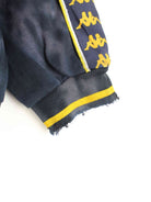 Kappa 90s Vintage Embroidered Tie Dye Sweater Grau M (detail image 5)
